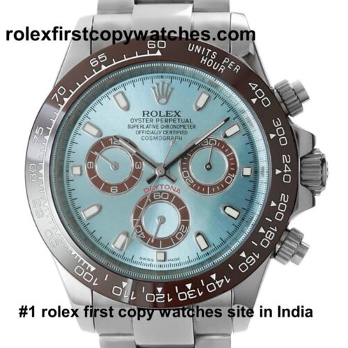 rolex daytona ice blue first copy