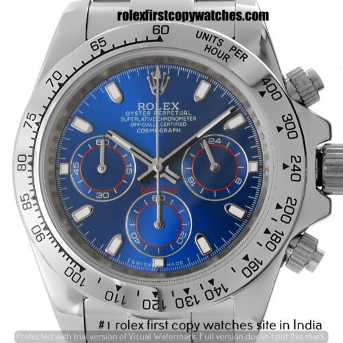 Rolex Cosmograph Daytona Blue Dial First Copy Watch India