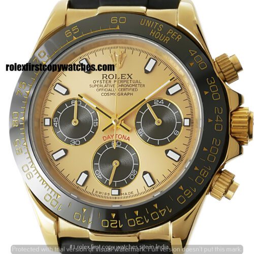 Rolex Cosmograph Daytona Yellow-Gold First Copy Watch India