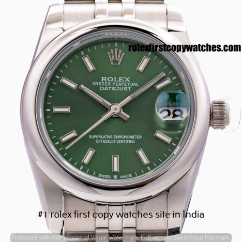 Rolex Datejust Olive Green First Copy Watch India