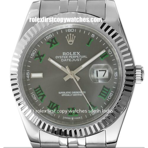 Rolex Datejust Wimbledon Gray Replica Watch Pune