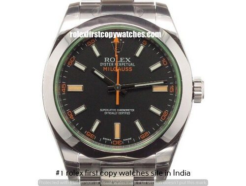Rolex Milgauss Steel-Black First Copy Watch India